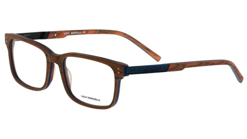 Pánská brýlová obruba Luca Martelli LM2193 COL. 03 - hnědá/modrá