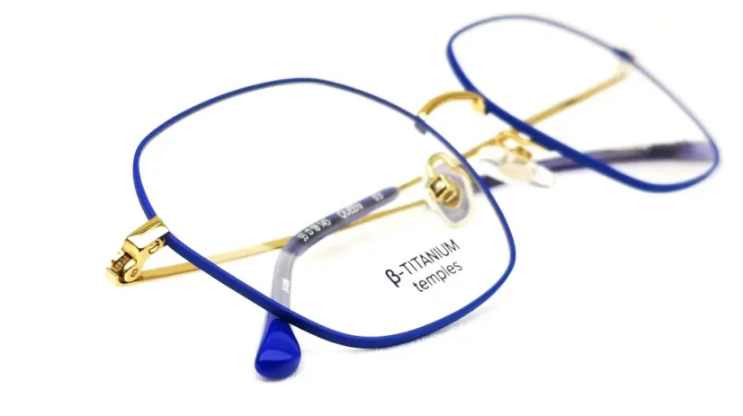 Dámská brýlová obruba Woodys 241008 QUEEN 03 - modrá/zlatá