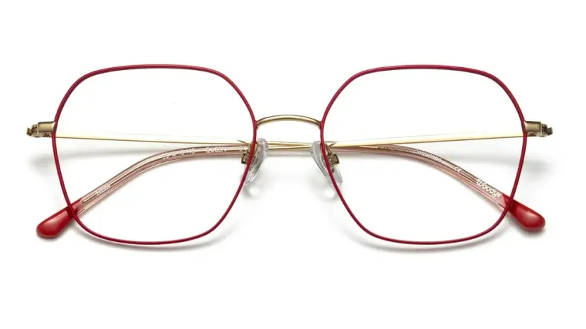 Dámská brýlová obruba Woodys 241008 QUEEN 04 - červená/zlatá