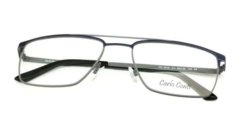 Pánská brýlová obruba Carlo Conti CC1010 C1 - tmavě modrá/šedá