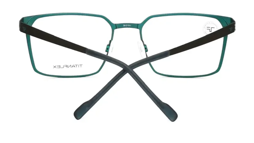 Pánská brýlová obruba TITANFLEX 820947 17 - černá/tyrkysová