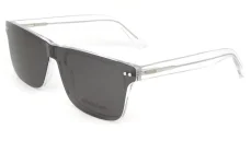 Unisex brýle se slunečním klipem 2v1 Roberto Carrer RC 1083 c1 - čirá