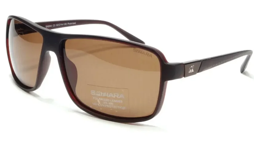 Sluneční polarizační brýle SAHHARA SA044 C2 - hnědá