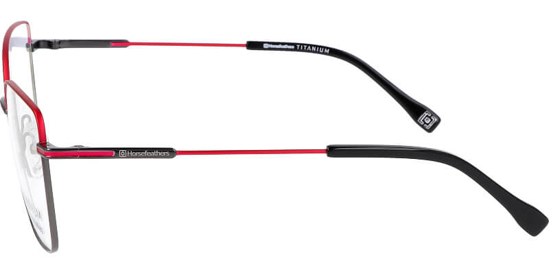 Dámská titanová brýlová obruba HORSEFEATHERS 3114 c5 červená