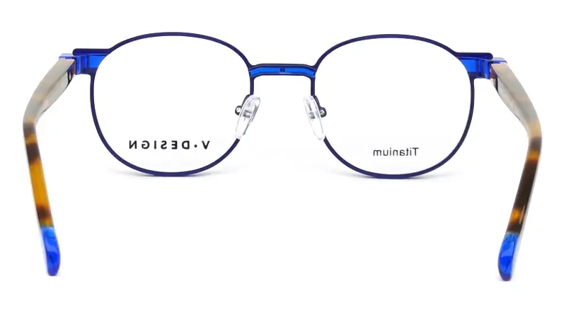 Brýlová obruba V.DESIGN VD6113 Daniel BL - modrá/hnědá