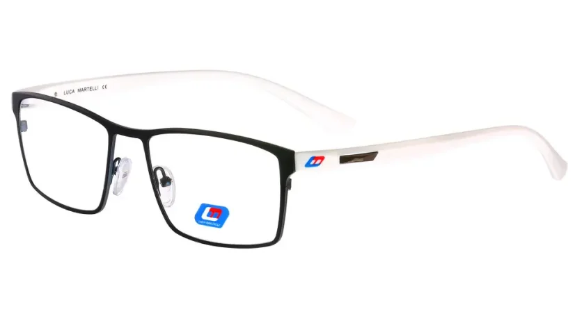 Pánská brýlová obruba Luca Martelli Sport LMS024 Col. 05 - černá/bílá