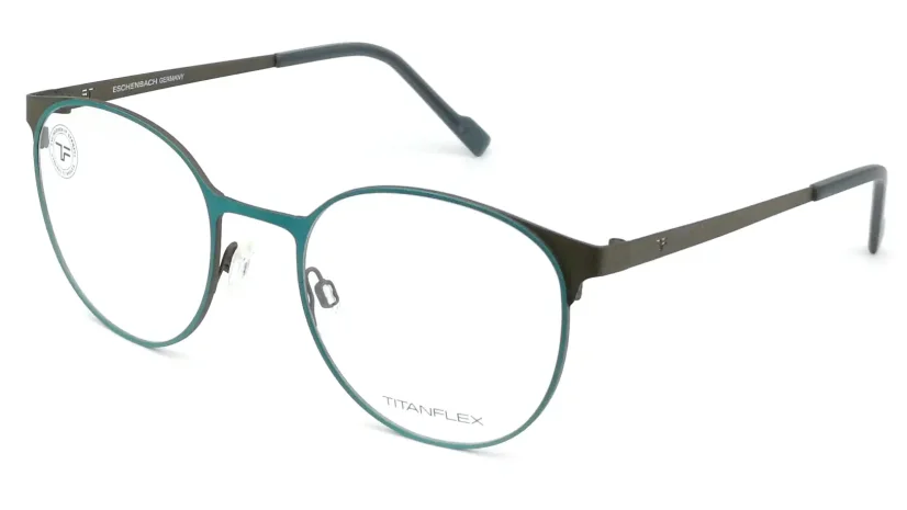 Unisex brýlová obruba ESCHENBACH TITANFLEX 820923 34 - tyrkysová/šedá
