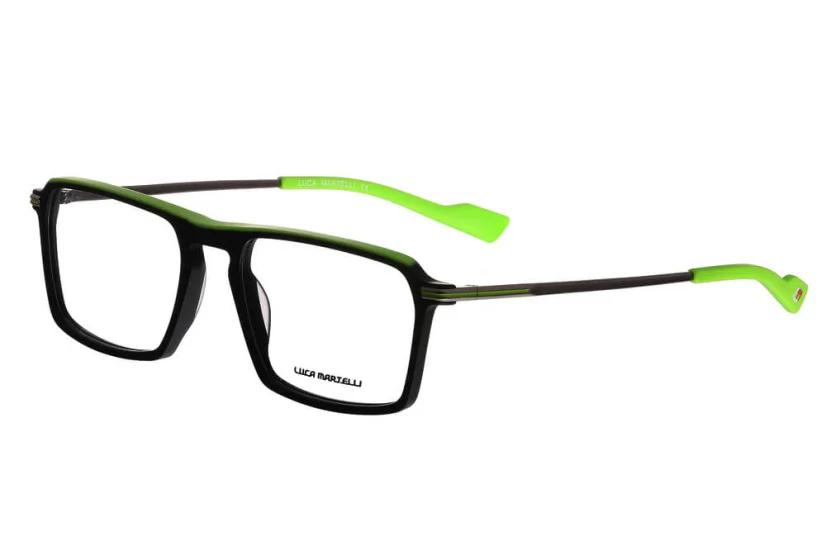 Pánská brýlová obruba Luca Martelli Sport Collection LMS 021 col.04 černá-zelená