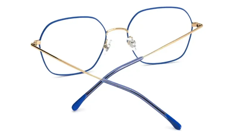 Dámská brýlová obruba Woodys 241008 QUEEN 03 - modrá/zlatá