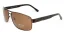 Sluneční polarizační brýle SAHHARA SA043 C2 - hnědá