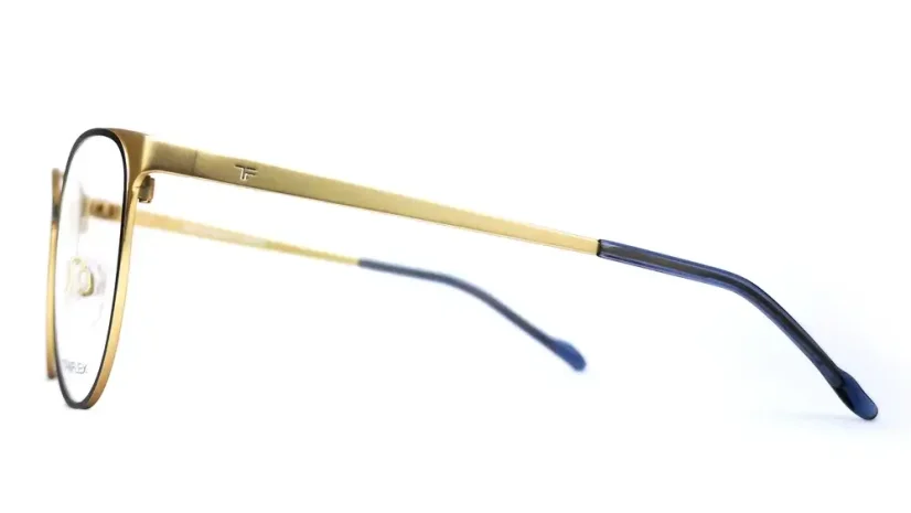 Dámská titanová brýlová obruba TITANFLEX 826047 27 - modrošedá/zlatá