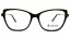 Dámská brýlová obruba s polarizačním slunečním klipem Eleven ELE1768 C1 - černá/zlatá