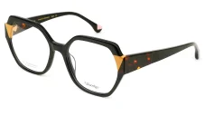 Dámská brýlová obruba Woodys 240901 SAOYE 01 - černá/béžová/hnědá