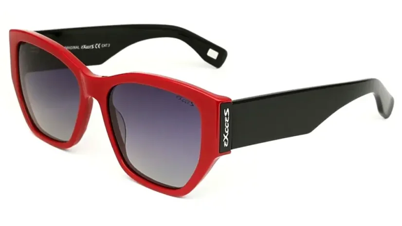 Dámské sluneční brýle EXCCES Polarized EX668-C03 -červená/černá