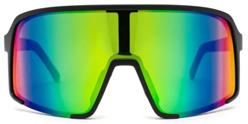 Sluneční sportovní brýle Horsefeathers 391025 MAGNUM TR01 - zeleno-modrý odlesk