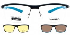 Pánská sportovní brýlová obruba HANNAH clip-on 6708 TR1