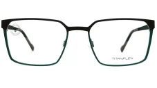 Pánská brýlová obruba TITANFLEX 820947 17 - černá/tyrkysová