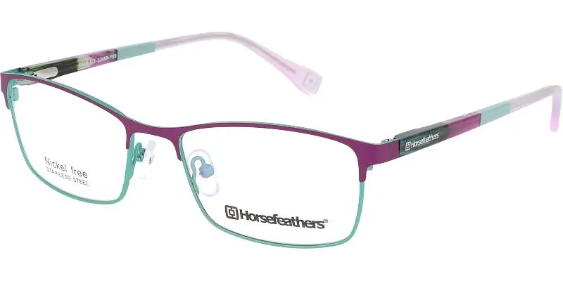 Junior brýlová obruba HORSEFEATHERS 3303 c3 - fialová/zelená