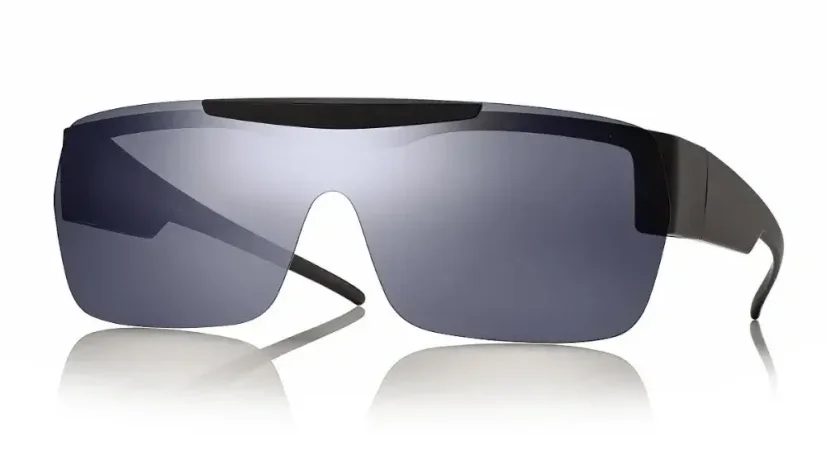Sluneční brýle přes brýle s polarizací CENTROSTYLE S 0522 00 002 001 - černá; šedé zabarvení CAT. 3