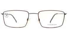 Pánská brýlová obruba ESCHENBACH TITANFLEX 820907 35 - vínová/šedá