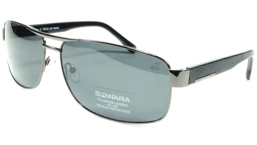 Sluneční polarizační brýle SAHHARA SA043 C3 - šedá
