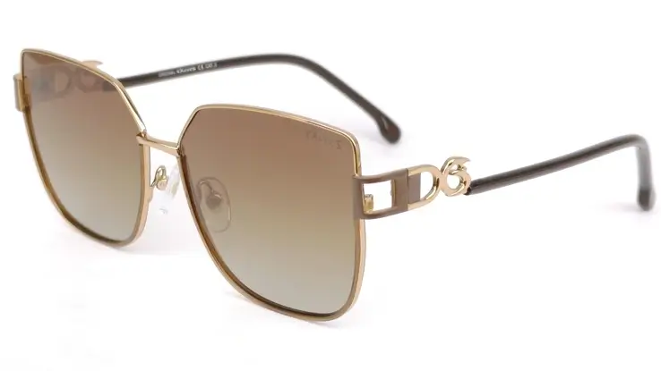 Dámské elegantní sluneční brýle EXCCES EX640 C01 - bronzová, hnědá, černá