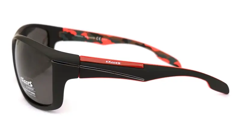 Sportovní sluneční brýle EXCCES Polarized EX482-C01 - černá/červená