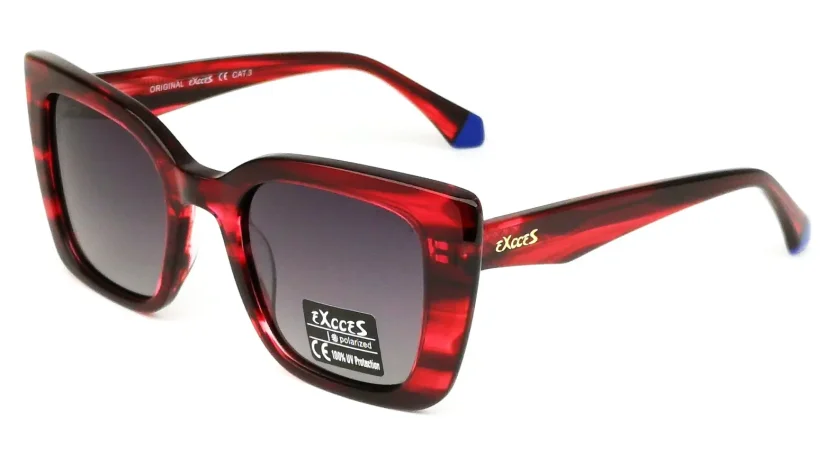 Dámské sluneční brýle EXCCES Polarized EX735AC C04 - vínová