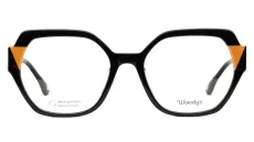 Dámská brýlová obruba Woodys 240901 SAOYE 01 - černá/béžová/hnědá