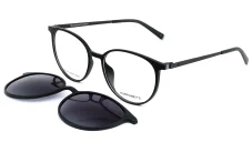 Brýlová obruba se slunečním polarizačním klipem HUMPHREY'S 581142 10 - černá