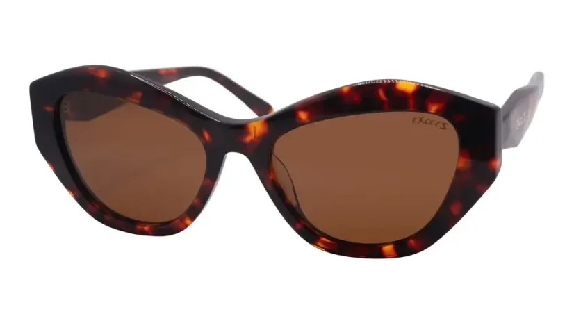 Dámské sluneční brýle EXCCES Polarized PLYTA EX734AC C02 - hnědá/oranžová