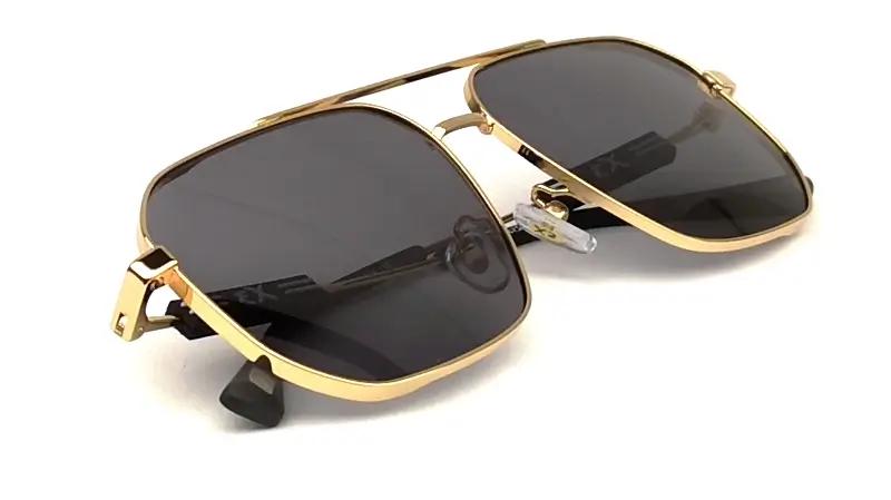 Pánské sluneční brýle EXCCES Polarized EX672-C03 - zlatá/černá