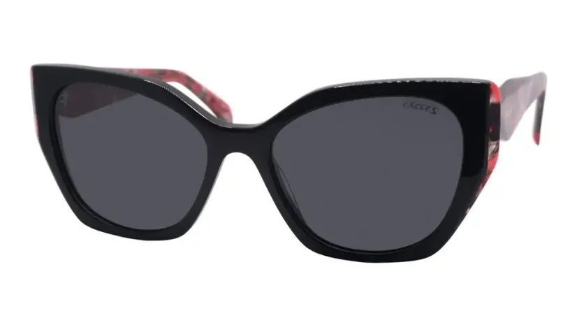 Dámské sluneční brýle EXCCES Polarized EX729AC C02 - černá/červená