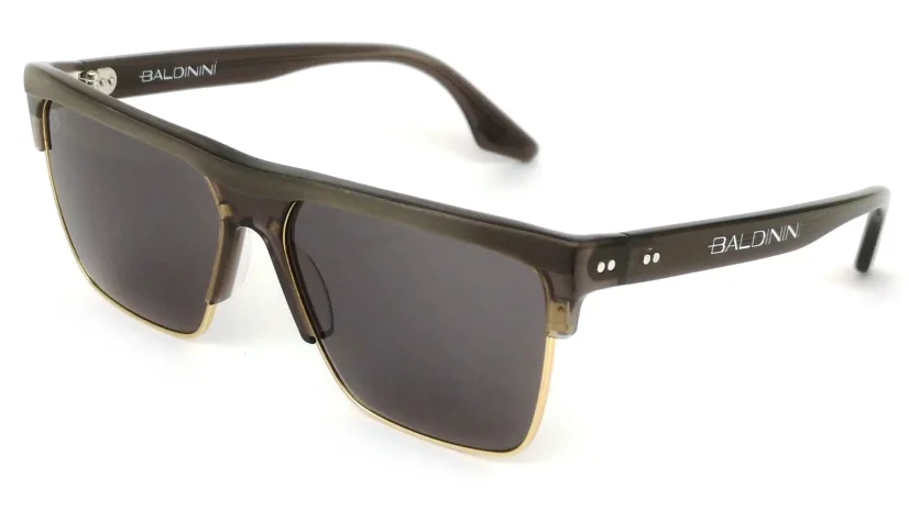 Sluneční brýle BALDININI BLD2409 PU 403 - šedá/zlatá
