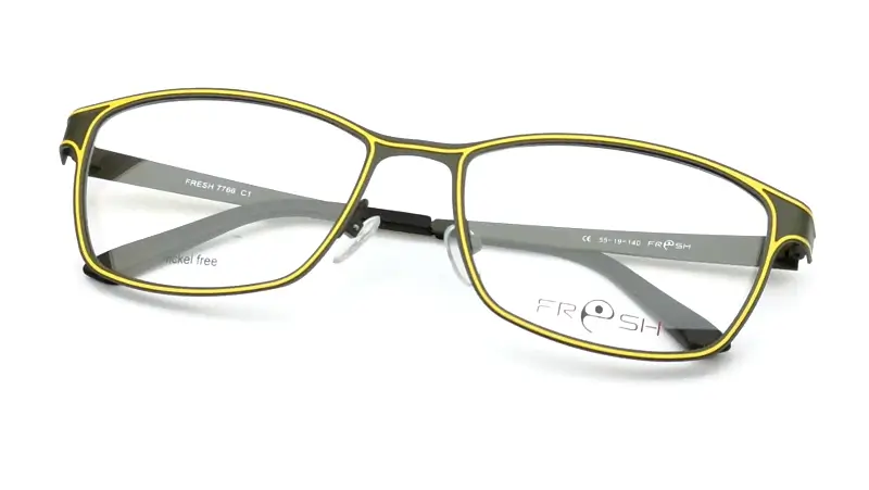 Unisex brýlová obruba FRESH 7766 C1 - žlutá