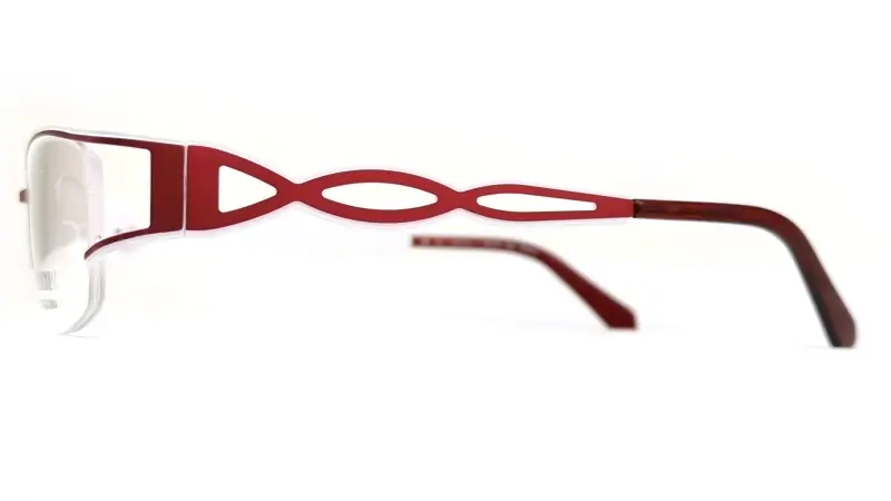 Dámská brýlová poloobruba BOOM BO 1459 col. 3 - červená (bílá)