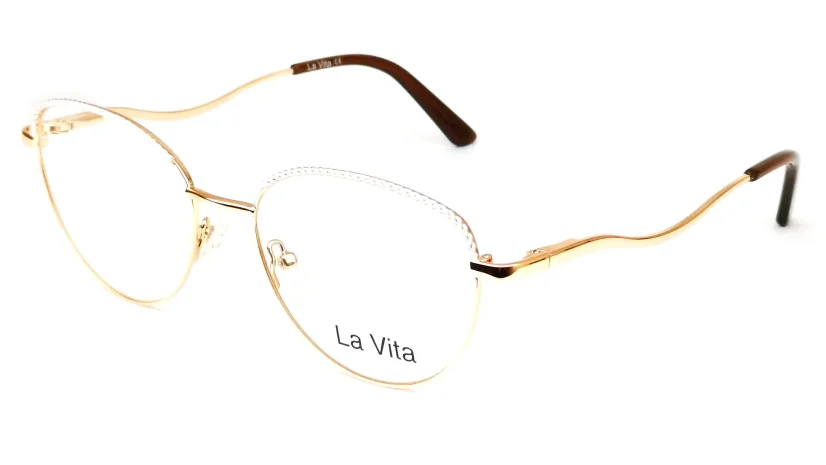 Dámská brýlová obruba La Vita MLW23009 C3 - bílá/zlatá