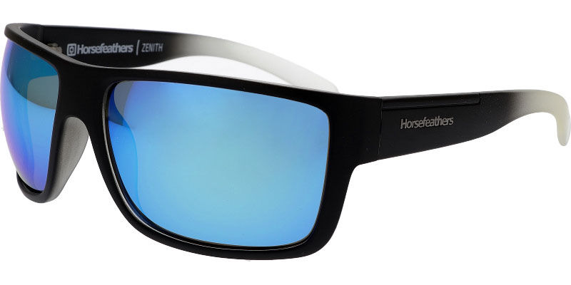 Pánská sluneční sportovní brýle HORSEFEATHERS 399087 c5 modrý odlesk