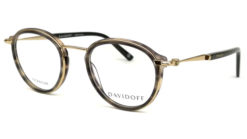 Brýlová obruba Davidoff DAP106 02 - šedá/zlatá/černá