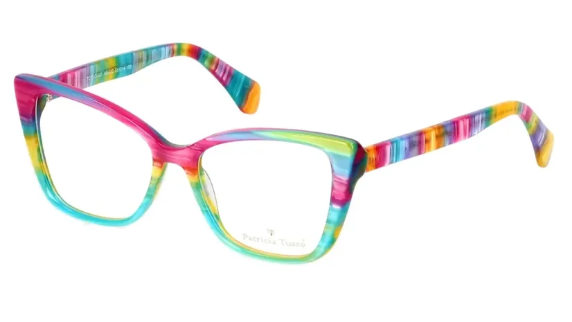 Dámská brýlová obruba TUSSO-481 magic - modrá/růžová/zelená/žlutá