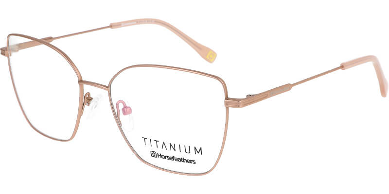 Dámská titanová brýlová obruba HORSEFEATHERS 3114 c2 béžová