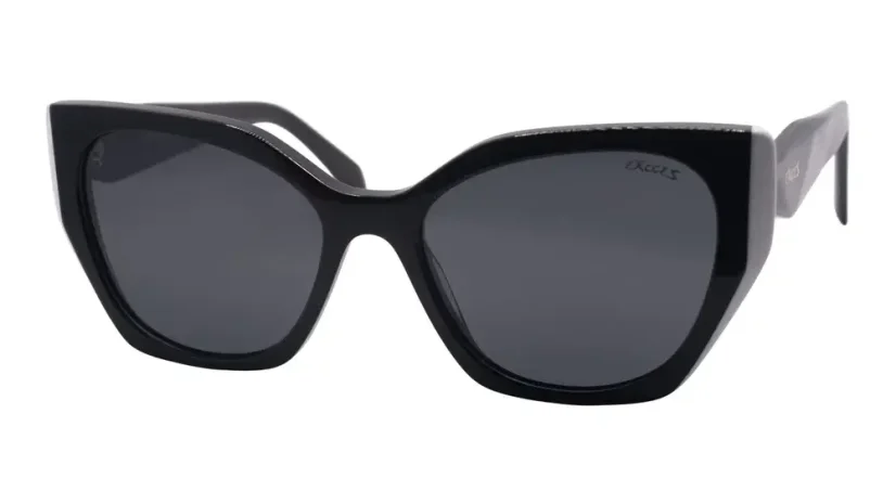 Dámské sluneční brýle EXCCES Polarized EX729AC C01 - černá/bílá