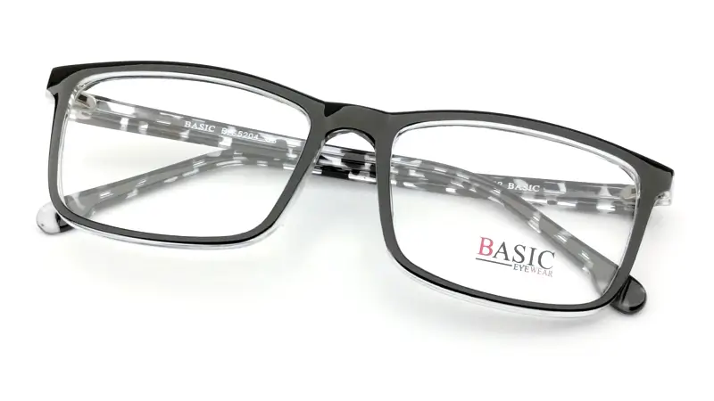 Pánská brýle Basic BA-5204 C3 - černá/čirá