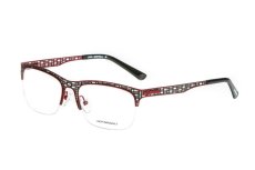 Dámská brýlová obruba Luca Martelli LM 176 C1 - černá/červená Dámská brýlová obruba Luca Martelli LM 176 C1 - černá/červená