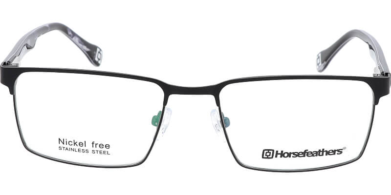 Pánská brýlová obruba HORSEFEATHERS 3796 c1 černá/bílá