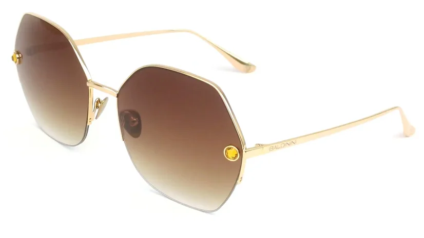 Dámské sluneční brýle BALDININI 18KT BLD2430 MGF 602 - zlatá