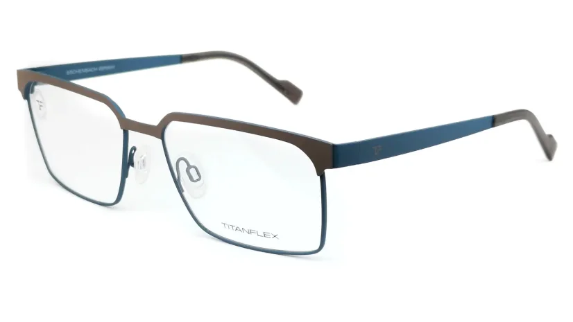 Pánská brýlová obruba TITANFLEX 820989 37 - šedá/modrá