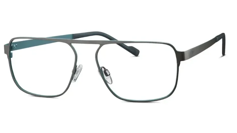 Pánská brýlová obruba TITANFLEX 820945 30 - šedá/tyrkysová