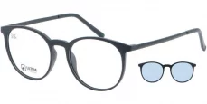 Brýle se slunečním klipem MONDOO clip-on 0614 c1 černá