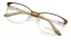 Dámská brýlová obruba MONDOO clip-on 0587 c91 - hnědá/zlatá